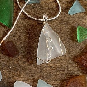 Hand Crafted Sea Glass Necklace